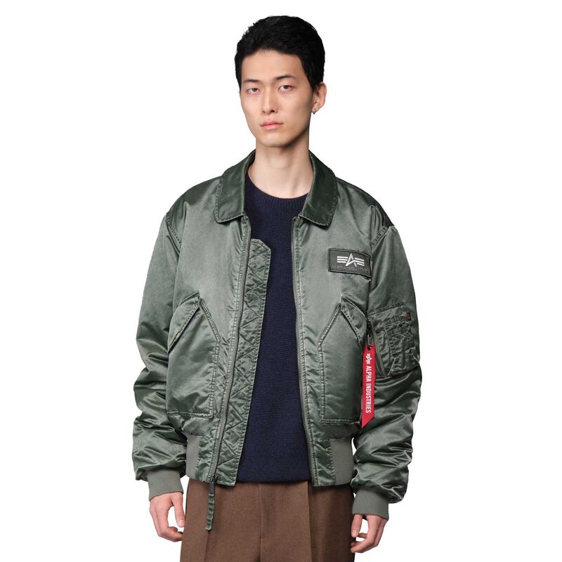 Alpha Industries CWU 45/P Heritage Fit Flight Jacket (Battlewash) image number 0